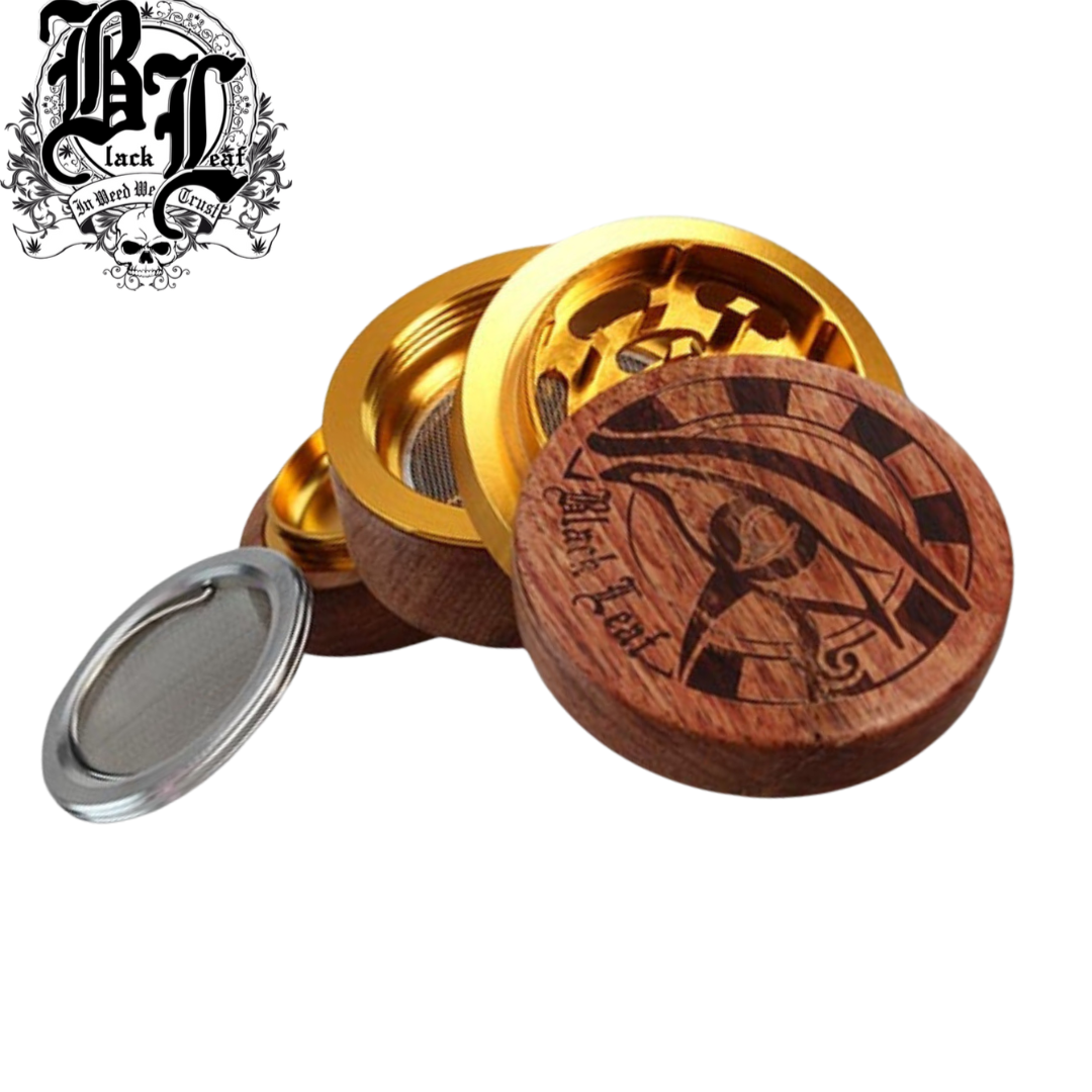 Rolling Tray, Black Leaf®, Akazienholz